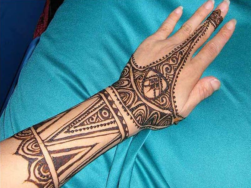 African Mehndi Design